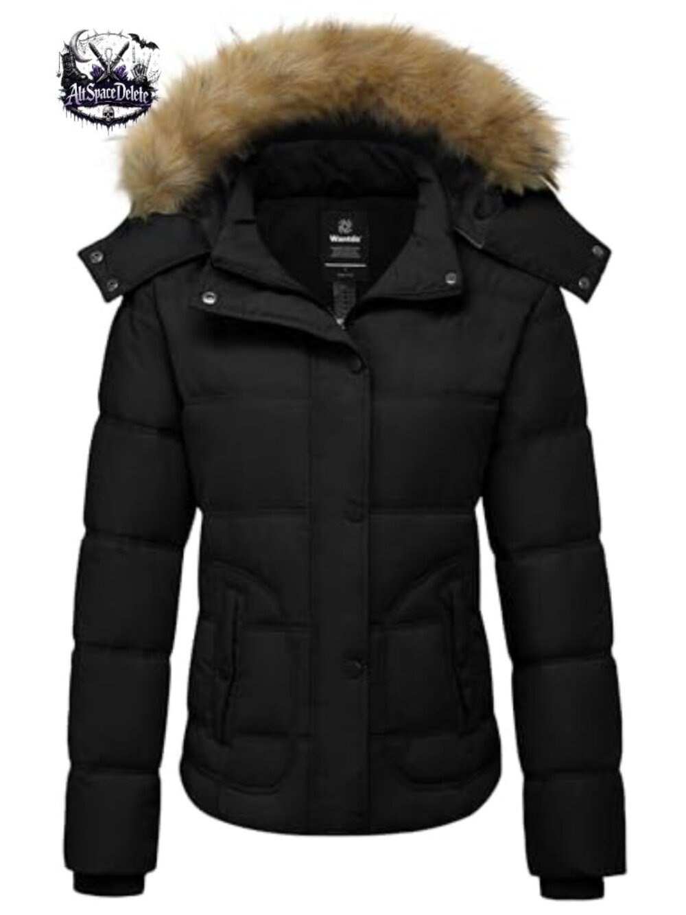 Women's Hooded Winter Coat Thicken Quilted Puffer Jacket Warm Parka